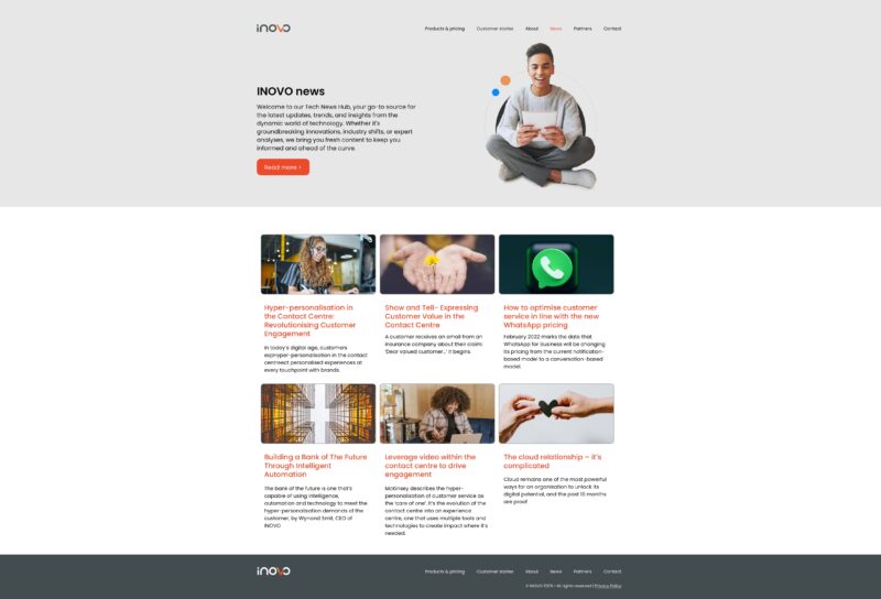 iNOVO — News page